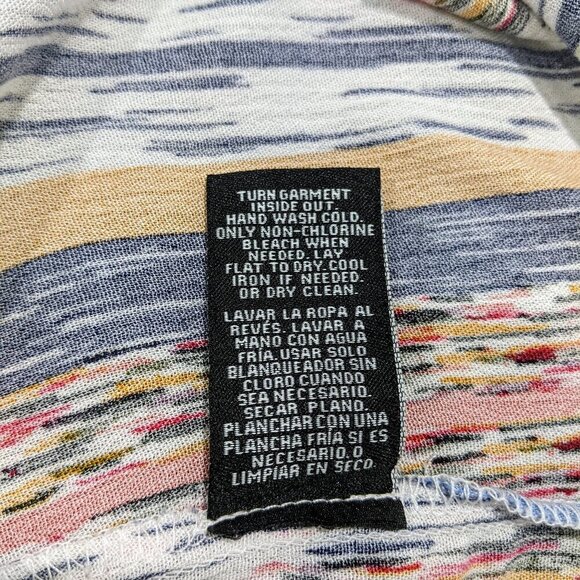 Zac & Rachel Women's Tie Front Striped Top | Size S - Picture 7 of 7